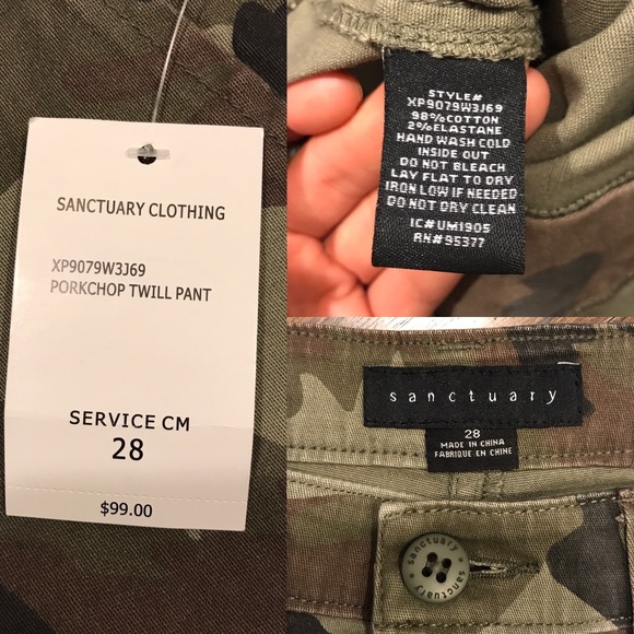 🆕SANCTUARY PORKCHOP TWILL PANT MILITARY PANTS! - Picture 6 of 8